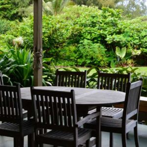 Covered Lanai at Hana Kai Maui Resort