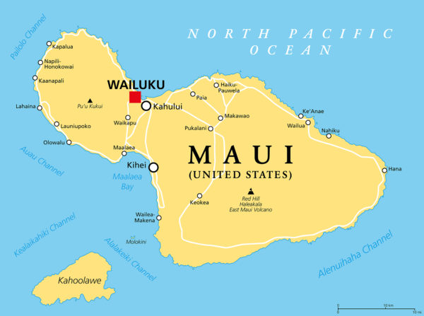 Maui Island Map